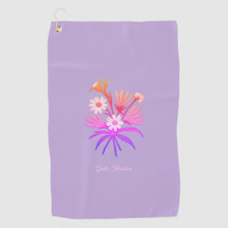 Serviette De Golf Lilac Romantic Flower – Botanical Fantasy Pillow