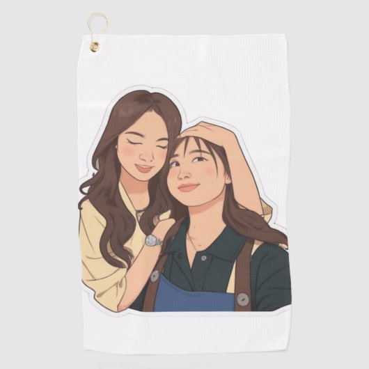 Serviette De Golf LinDy (GL pair) (Devant)