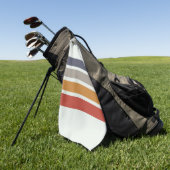 Serviette De Golf Linge de lit de rideau de douche à rayures rétro c (Vert)