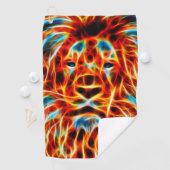 Serviette De Golf Lion (En situation)