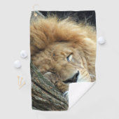 Serviette De Golf Lion 036 (En situation)