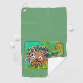 Serviette De Golf Lion bébé "Art by Kids" (En situation)