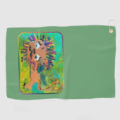 Serviette De Golf Lion bébé "Art by Kids" (Horizontal)