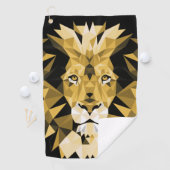 Serviette De Golf Lion Brown (En situation)