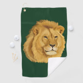 Serviette De Golf Lion Majestic (En situation)