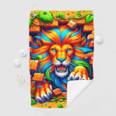 Serviette De Golf Lions Artsy (En situation)