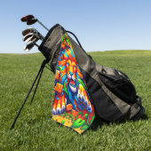 Serviette De Golf Lions Artsy (Vert)
