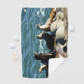 Serviette De Golf Lions de la mer de San Diego (En situation)