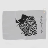 Serviette De Golf Liste de cheveux & Salon (Horizontal)