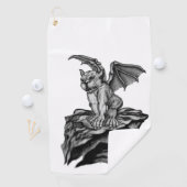 Serviette De Golf Little Golem Gargoyle (En situation)