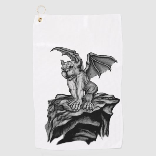 Serviette De Golf Little Golem Gargoyle (Devant)