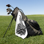 Serviette De Golf Little Golem Gargoyle (Vert)