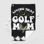 Serviette De Golf Living That Golf Mom Life (En situation)