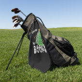 Serviette De Golf Livre Lover Christmas Tree Lecture (Vert)