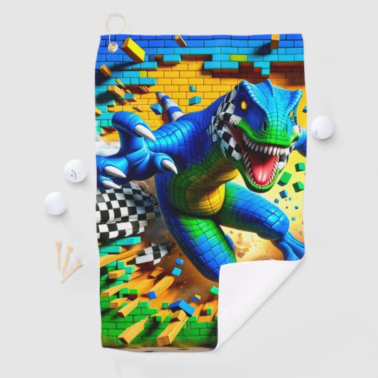 Serviette De Golf Lizard Dinosaur (En situation)