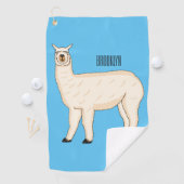 Serviette De Golf Llama (En situation)