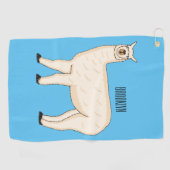 Serviette De Golf Llama (Horizontal)