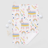 Serviette De Golf Llama Fiesta Festive Motif (En situation)