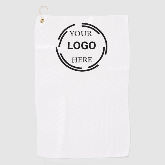 Serviette De Golf Logo Business Moderne Conception Minimale (Devant)