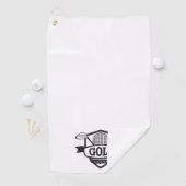 Serviette De Golf Logo de golf (En situation)
