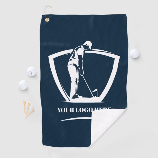 Serviette De Golf Logo de la Marine Tournoi Swag (En situation)