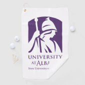 Serviette De Golf Logo de l'Université d'Albany (En situation)