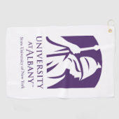 Serviette De Golf Logo de l'Université d'Albany (Horizontal)