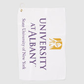 Serviette De Golf Logo de l'Université d'Albany (Devant)