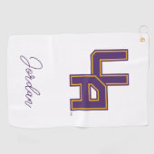 Serviette De Golf Logo de l'Université d'Albany Initials (Horizontal)