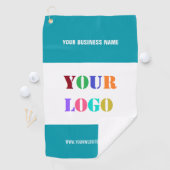 Serviette De Golf Logo de votre entreprise Cusom Texte et Couleur Se (En situation)