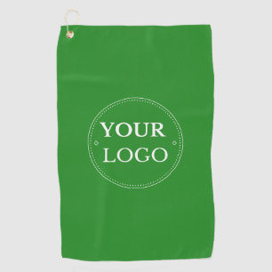 Serviette De Golf Logo d'entreprise Brandé Forest Green