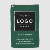Serviette De Golf Logo d'entreprise écologique personnalisé (Devant)