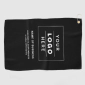 Serviette De Golf Logo d'entreprise personnalisé (Horizontal)