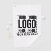 Serviette De Golf Logo d'entreprise personnalisé Entreprise Cool mod (En situation)