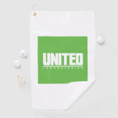 Serviette de golf Logo des Laboratoires Unis (En situation)
