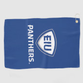 Serviette De Golf Logo Eastern Illinois Panthers Shield & Wordmark (Horizontal)