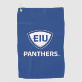 Serviette De Golf Logo Eastern Illinois Panthers Shield & Wordmark (Devant)