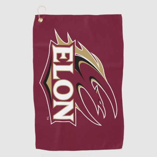 Serviette De Golf Logo Elon Phoenix (Devant)