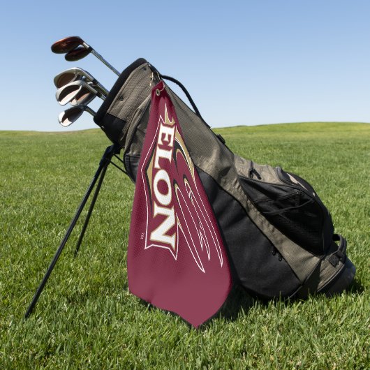 Serviette De Golf Logo Elon Phoenix (Vert)