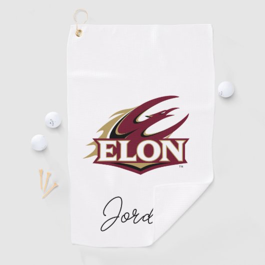 Serviette De Golf Logo Elon Phoenix (En situation)