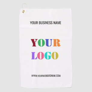 Serviette De Golf Logo Entreprise Personnalisé Texte Golf Serviette