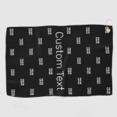 Serviette De Golf Logo moderne ou Motif design avec n'importe quelle (Horizontal)