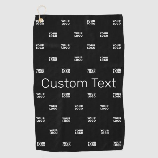 Serviette De Golf Logo moderne ou Motif design avec n'importe quelle (Devant)