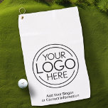 Serviette De Golf Logo Office Business de base avec informations de<br><div class="desc">Ajoutez vos informations commerciales pour les produits promotionnels de faible quantité. Un cadeau idéal pour un petit bureau ou un cadeau unique. Annoncez votre entreprise lorsque vous êtes sur le terrain de golf. Parfaits pour une fête de bureau ou une présentation, ces panneaux de logo sont simples au design. Vous...</div>