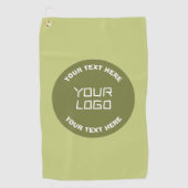 Serviette De Golf Logo ou conception téléchargé et texte modifiable  (Devant)
