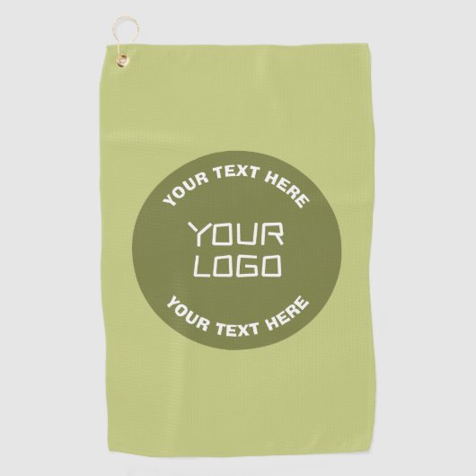 Serviette De Golf Logo ou conception téléchargé et texte modifiable  (Devant)