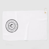 Serviette De Golf Logo personnalisé du club de golf (Horizontal)