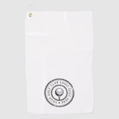 Serviette De Golf Logo personnalisé du club de golf (Devant)
