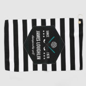 Serviette De Golf Logo personnalisé du club de golf (Horizontal)