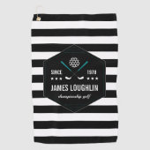 Serviette De Golf Logo personnalisé du club de golf (Devant)